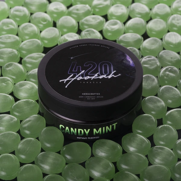 Тютюн 420 Classic Candy Mint (М'ятні Льодяники) 100 гр