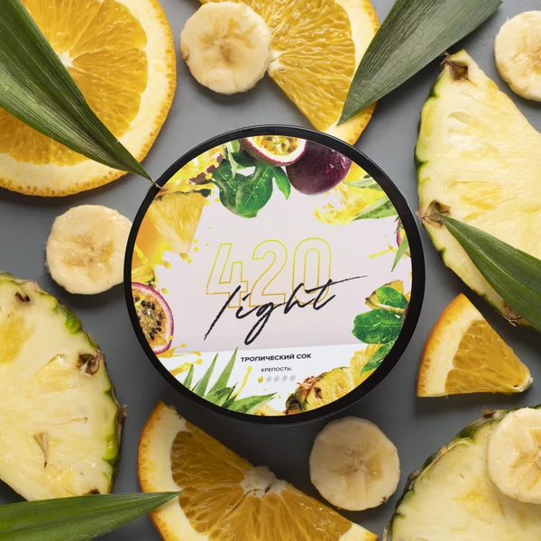 Тютюн 420 Light Tropical Juice (Тропічний Сік) 40 гр