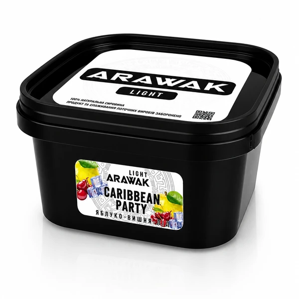 Тютюн Arawak Light Caribbean Party (Яблуко-вишня-лід) 200 гр
