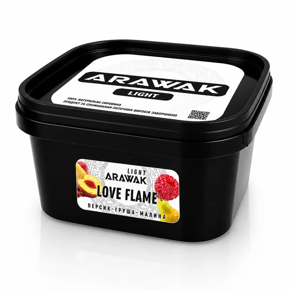 Тютюн Arawak Light Love Flame (Персик-груша-малина) 200 гр