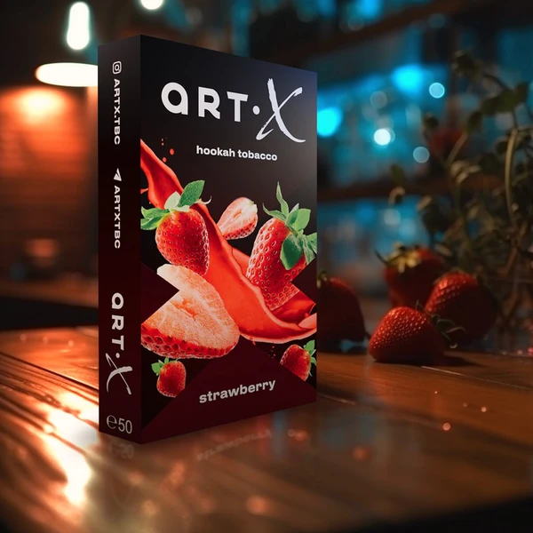 Тютюн ART X Strawberry (Полуниця) 50 гр
