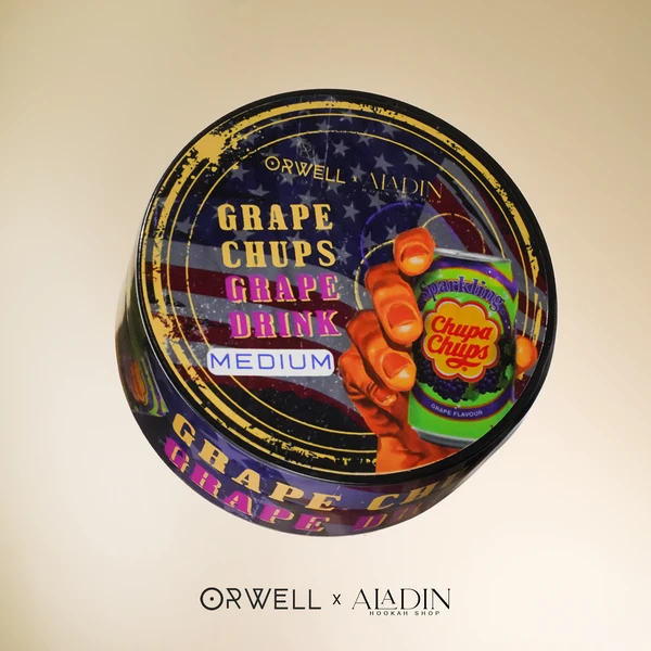 Тютюн Orwell x Aladin Grape Chups Grape Drink 100 гр