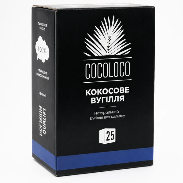 Вугілля кокосове Khmara Cocoloco, 1 кг