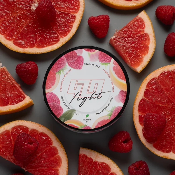 Табак 420 Light Grapefruit Raspberry (Грейпфрут Малина) 100 гр