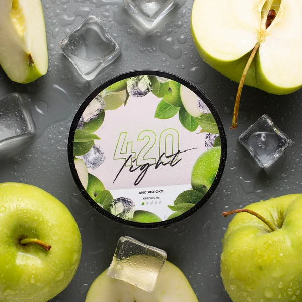 Табак 420 Light Ice Apple (Айс Яблоко) 100 гр