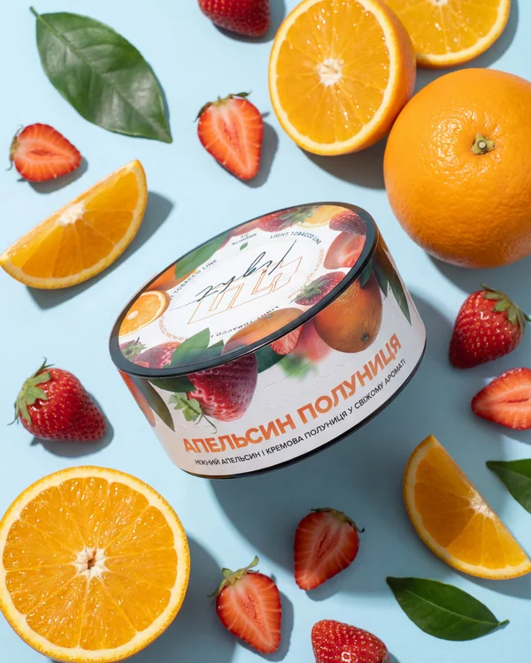 Табак 420 Light Orange Strawberry (Апельсин Клубника) 100 гр