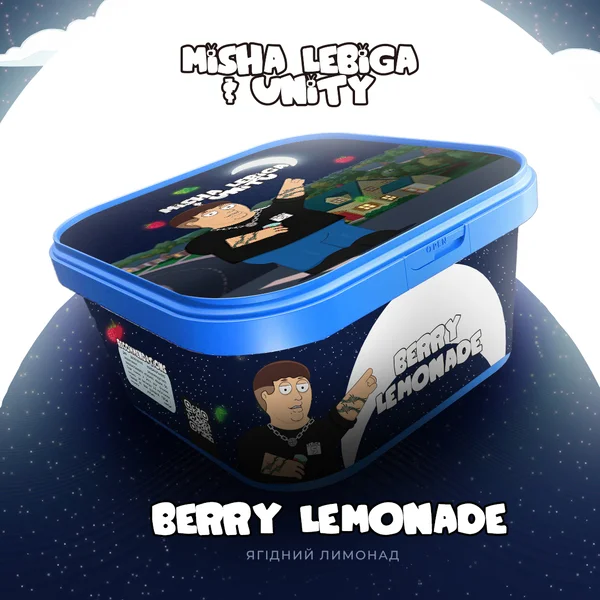 Табак Unity Lebiga Berry Lemonade (Лебига Ягодный Лимонад) 250 гр